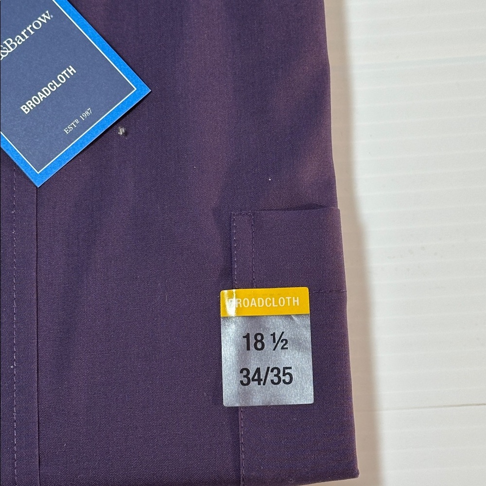 NWT Croft & Barrow Long Sleeve Shirt 18.5 - Picture 6 of 7